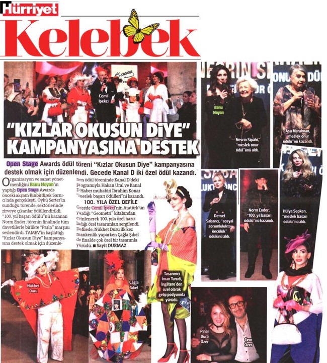 OPEN STAGE AWARDS & 100.YIL ÖZEL CEMİL İPEKÇİ DEFİLESİ 12 ŞUBAT 2024
