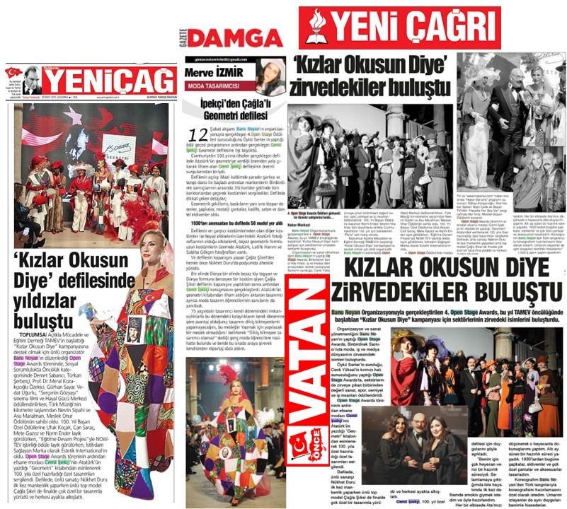 OPEN STAGE AWARDS & 100.YIL ÖZEL CEMİL İPEKÇİ DEFİLESİ 12 ŞUBAT 2024