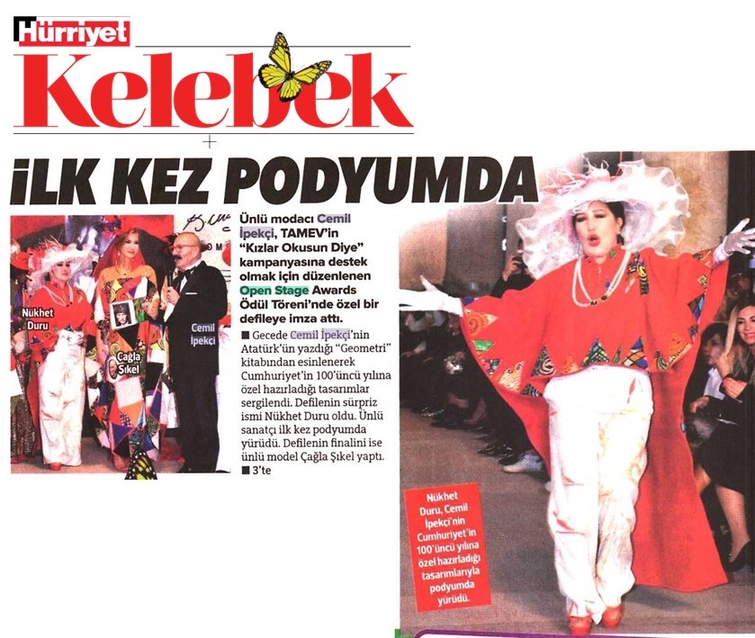 OPEN STAGE AWARDS & 100.YIL ÖZEL CEMİL İPEKÇİ DEFİLESİ 12 ŞUBAT 2024
